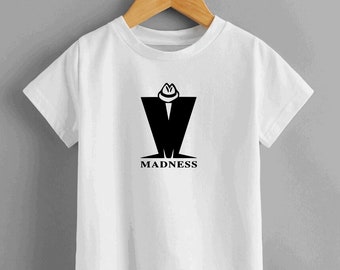 Madness inspired T-shirt, it must be love, baggy trousers, ska, mods, Suggs