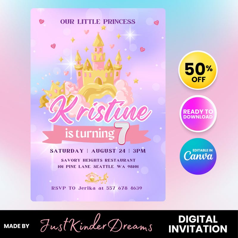 Fairytale Invitation - Etsy