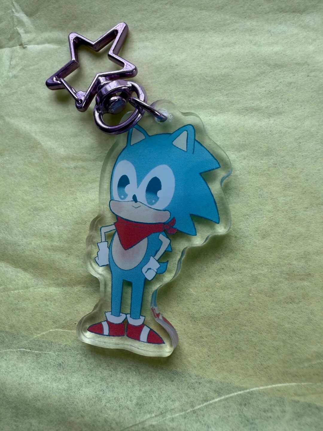 Sonic Keychain - Etsy