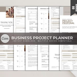 Professional Project Proposal Templates | Editable Business Proposal Template for Entrepreneurs & Freelancers