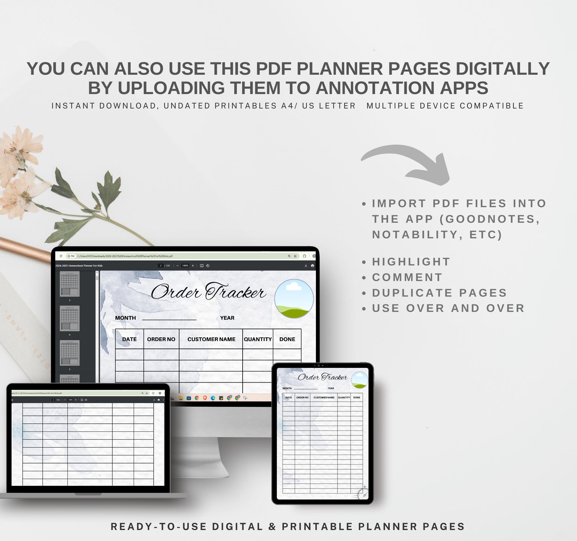 Form Tracker Design Order Forms and Tracker, Printable Small Business Forms, Templates ...