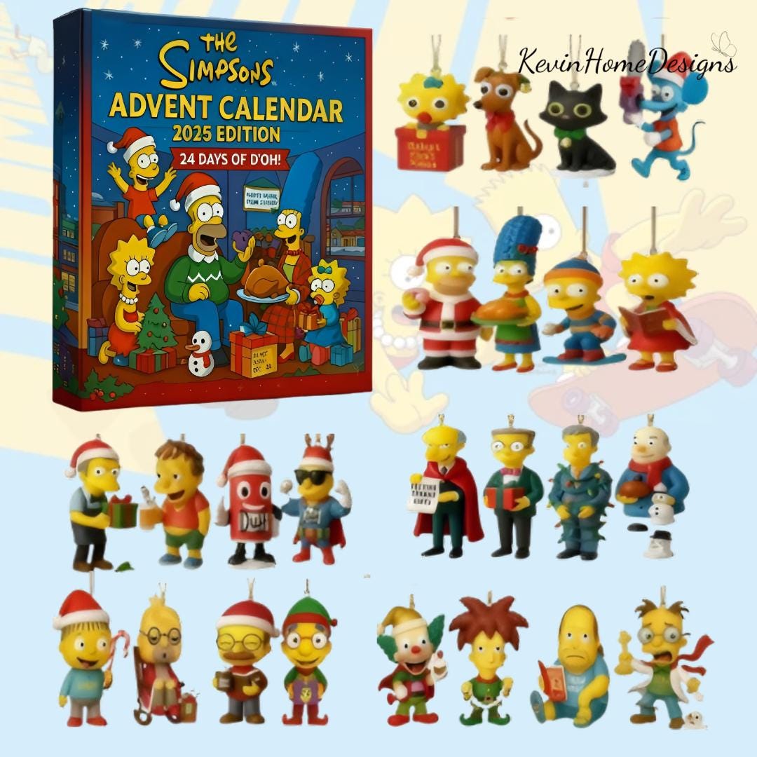 The Simpsons Advent Calendar - Etsy