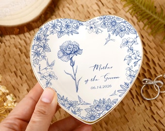 Regalo personalizzato per la madre dello sposo, portagioie personalizzato per la suocera, regalo per la mamma dalla sposa, regalo per lei, regalo di nozze per la mamma