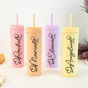 Nurse gift, Custom Nurse tumbler, Personalised Nurse Gift, Nurse Appreciation Gift, RN Gift, Nurse Student Gifts,Doctor Gift, RN Grad Gifts image 2