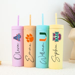 Custom University Logo Tumbler,Graduation Tumbler,Students Cup,School Logo Tumbler,Graduation Gifts,Grad Gifts for Daughter,Class of 2025