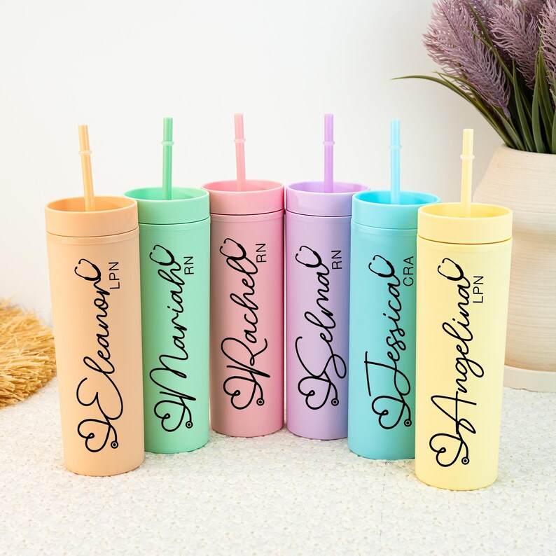 Nurse gift, Custom Nurse tumbler, Personalised Nurse Gift, Nurse Appreciation Gift, RN Gift, Nurse Student Gifts,Doctor Gift, RN Grad Gifts image 3