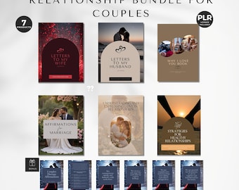 Couples Relationship Bundle, Communication Worksheets, Love Languages Guide (Digital Download)