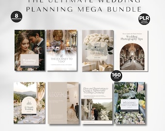 Ultimate Wedding Planner Bundle, Checklist, Budgeting, Photography, Florals (Digital Download)