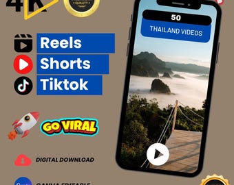 50 Thailand Videos – HD/4K Digital Bundle | Islands, Temples, Beaches & Exotic Travel Scenes
