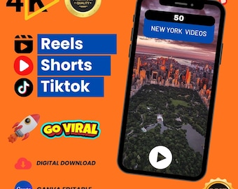 50 New York City Videos – HD 4K Urban Stock Footage (Digital Download)