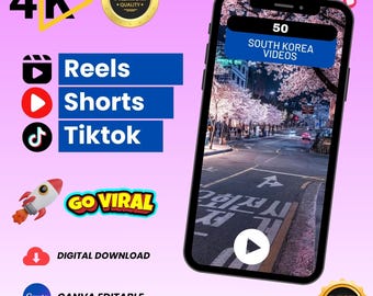 South Korea Stock Videos – Seoul, Nature, Temples (Digital Download)