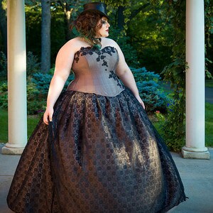 saks plus size gowns