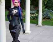 Goth Mermaid Fetish Dress - Vampire Dress Gothic Wedding Dress "Dark Queen Gown" - Distressed Masquerade Costume - Custom to Order
