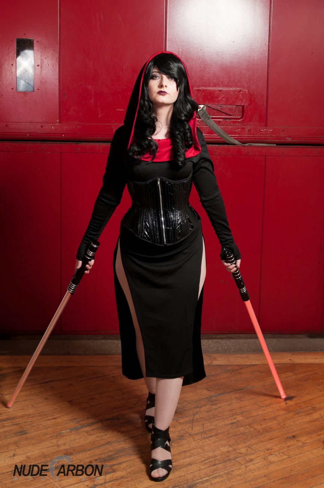 Star Wars Costume Sith Cosplay Hooded Goth Sexy Darth Vader - Etsy