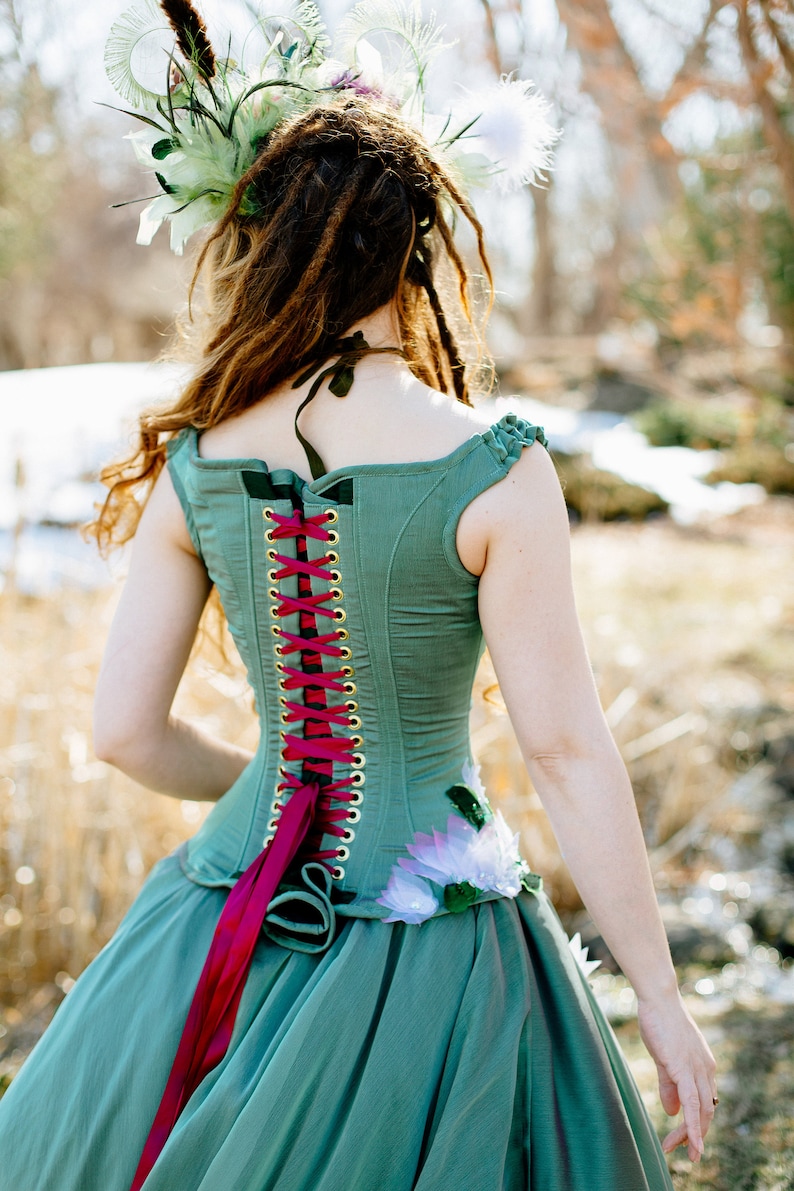 woodland fairy prom dress