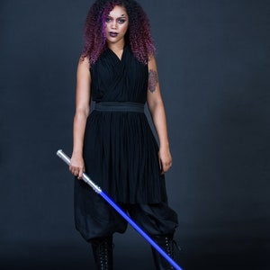 Star Wars Cosplay Dark Rey Sith Costume Starwars Jedi Tunic Dress Petite to Plus Size Custom to Order image 6