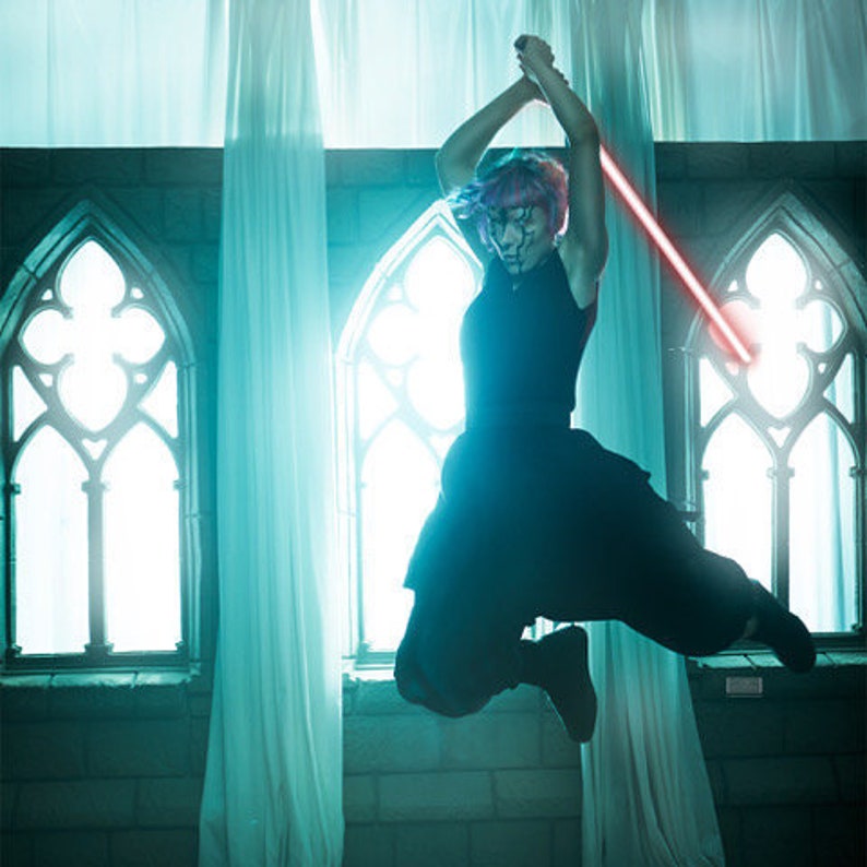 Star Wars Cosplay Dark Rey Sith Costume Starwars Jedi Tunic Dress Petite to Plus Size Custom to Order image 3