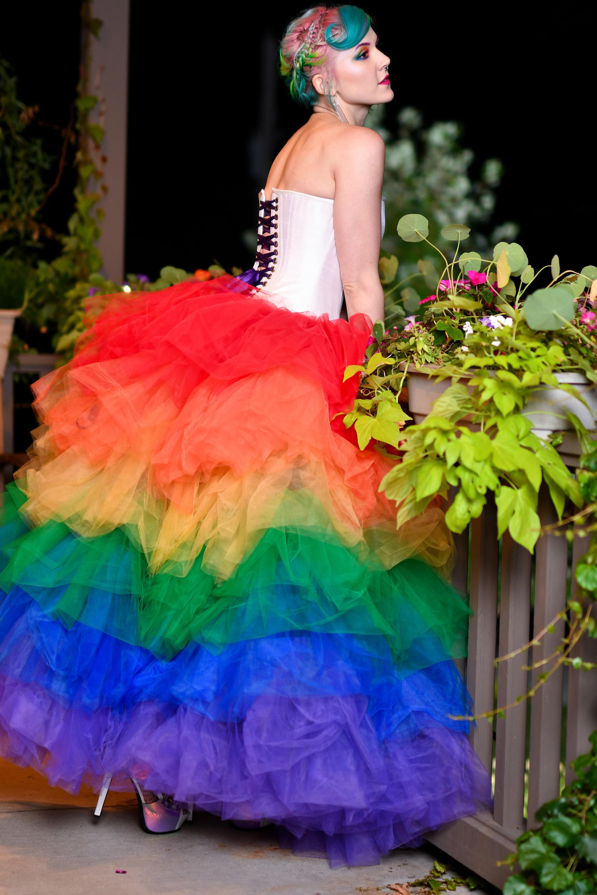 Maxi Skirt Tutu Skirts Rainbow Sparkly Skirt Adult Rainbow Tutu