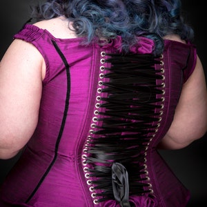 Vavoom Gothic Wedding Dress Victorian Steampunk Costume Mermaid Skirt (12 Month Make Time) CUSTOM to order image 8