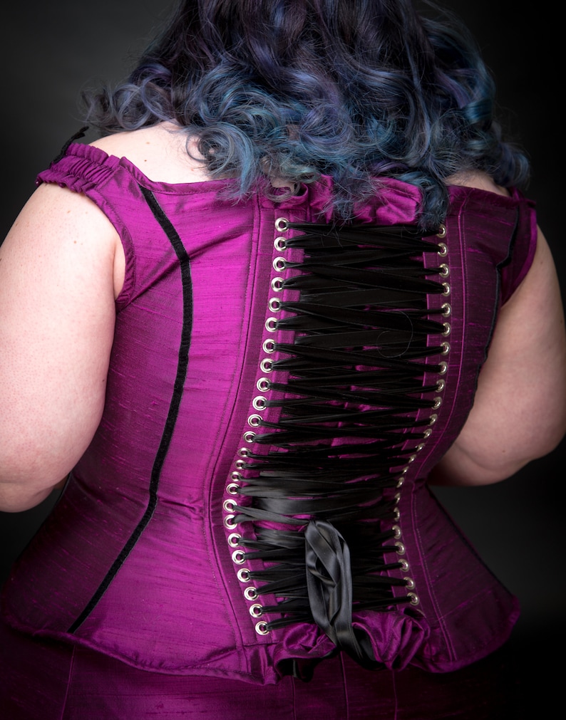 Vavoom Gothic Wedding Dress Victorian Steampunk Costume Mermaid Skirt (12 Month Make Time) CUSTOM to order image 8