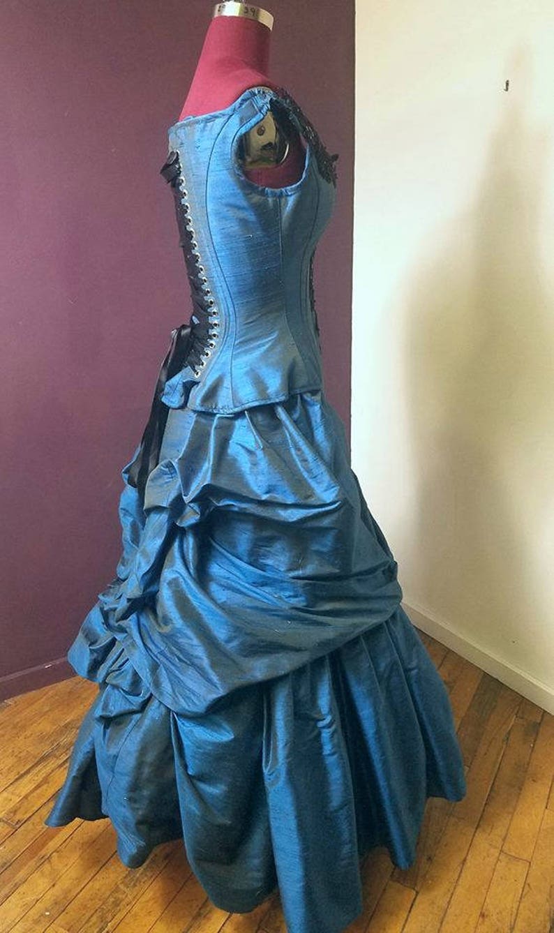 Alternative Wedding Dress Unique Victorian Bustle Gown