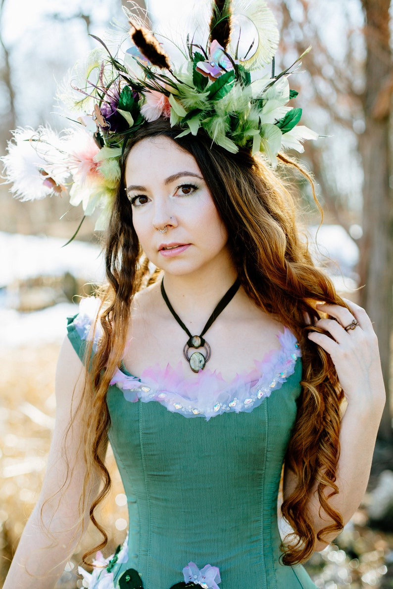 Woodland Fairy Wedding Dress Unique Bride Rustic Wedding Dress | Etsy