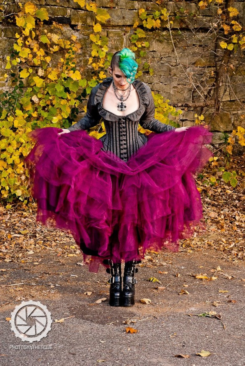 Steampunk Corset Jacket Gothic Victorian Wedding Renaissance Pirate Outfit Juliet Style Custom to your size image 2