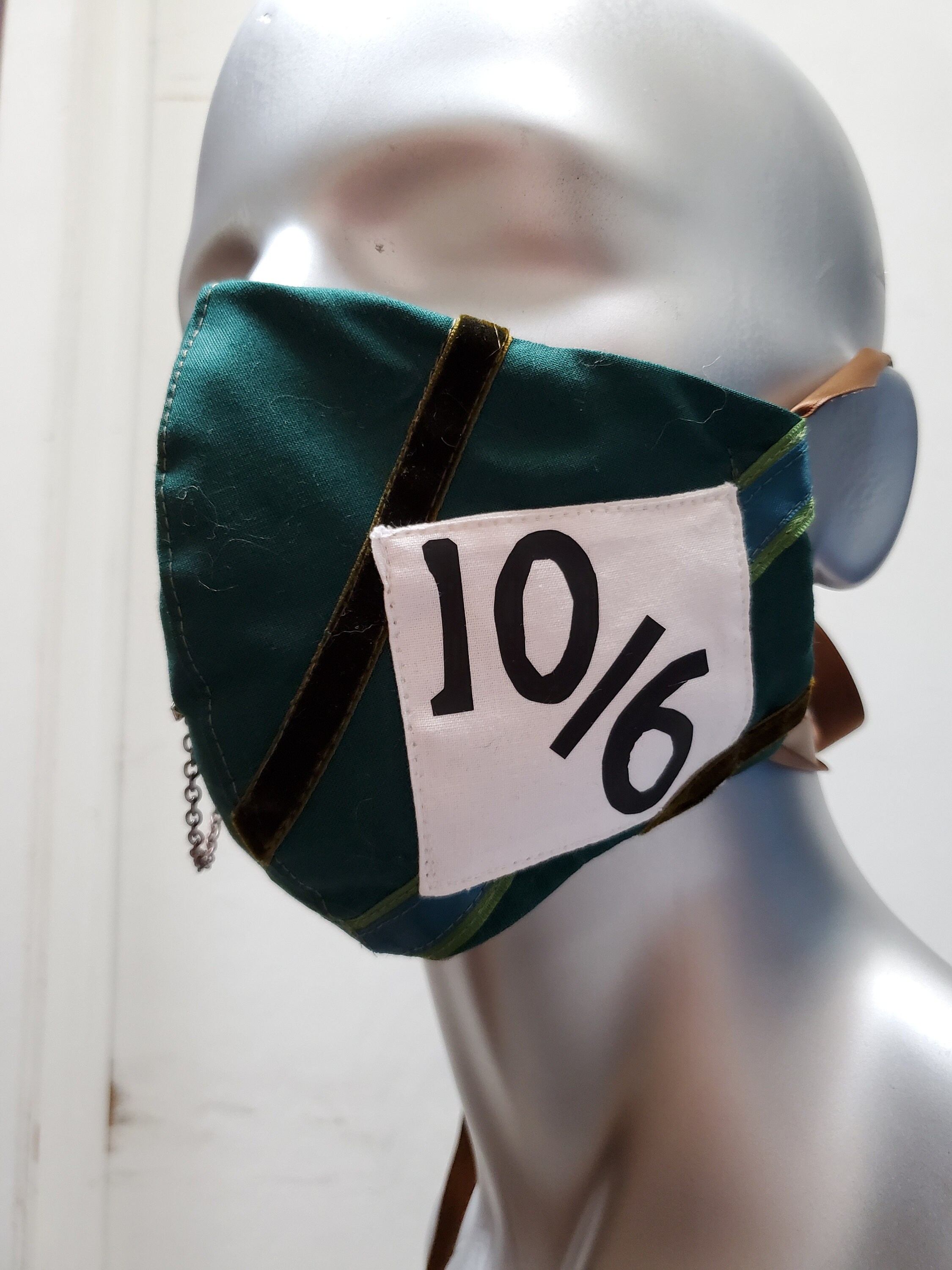 Mad Hatter Cosplay Mask Fancy Mask Steampunk Masks With Filter Etsy