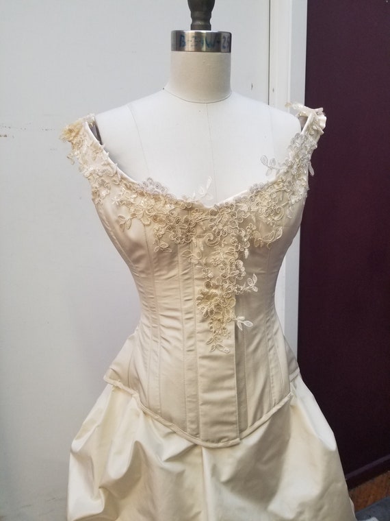 Cream victorian dress cheap