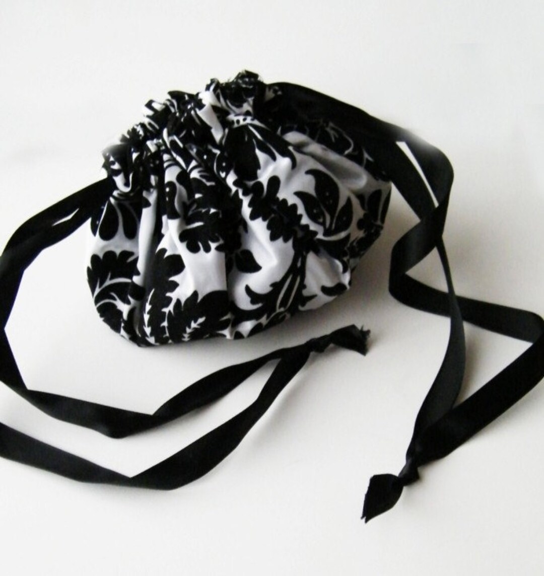 Small Damask Steampunk Purse Custom Dice Bag Velvet Nerdy Etsy