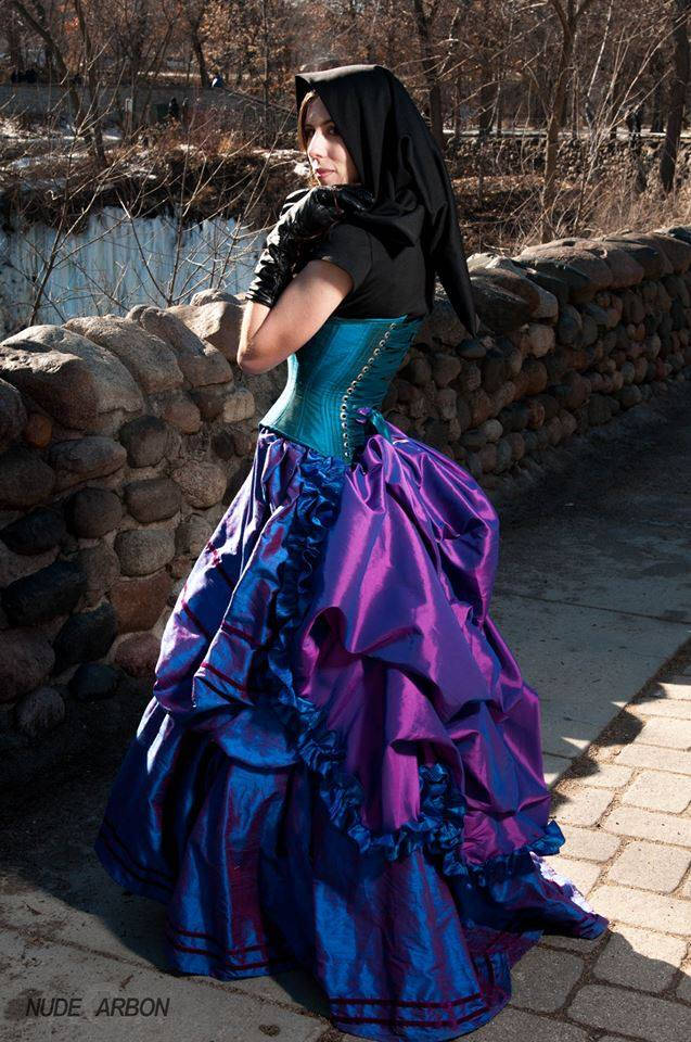Steampunk dress plus best sale size