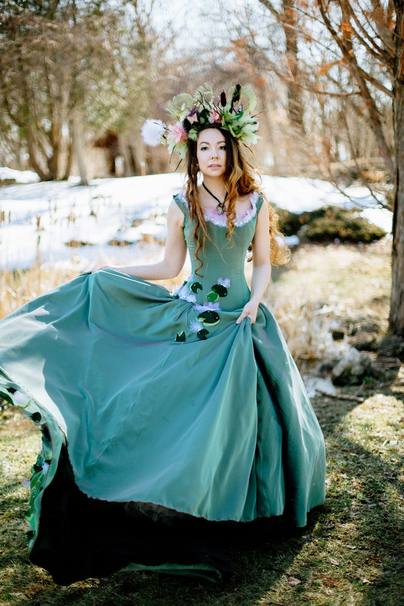 Woodland Fairy Wedding Dress Unique Bride Rustic Wedding Dress | Etsy
