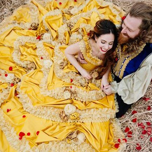 belle wedding dress beauty and the beast