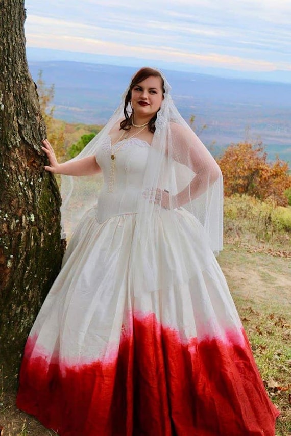 Gothic Wedding Dress Ombre Fairy Gown ...