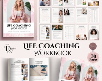 Life Coaching Workbook Coaching Worksheet Canva Career Personal Development Life Coach Worksheets Coaching Planner Printable for Life Coach
