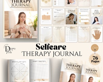Modèle de carnet de soins personnels pour coach de soins personnels Cahier d'exercices sur les soins personnels Feuille de travail pour coaching Canva Planificateur de soins personnels Canva Journal du coach de vie