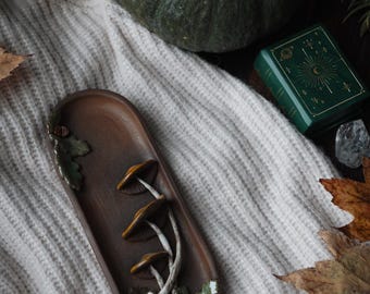 Ceramic Incense Holder: Handcrafted Witchy Altar Stick Burner Decor