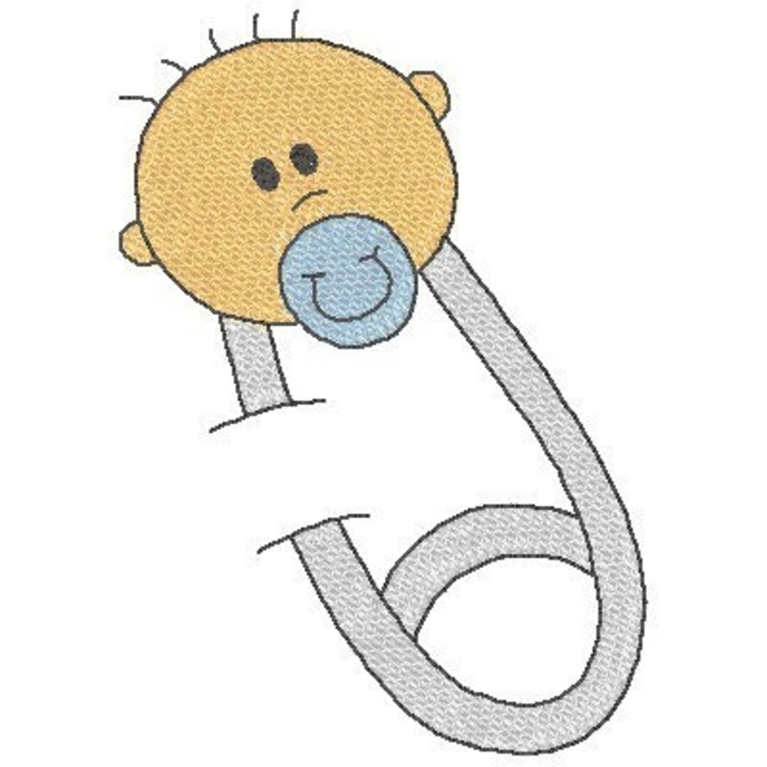Embroidery Designs Instant Download Baby Pins Machine Etsy