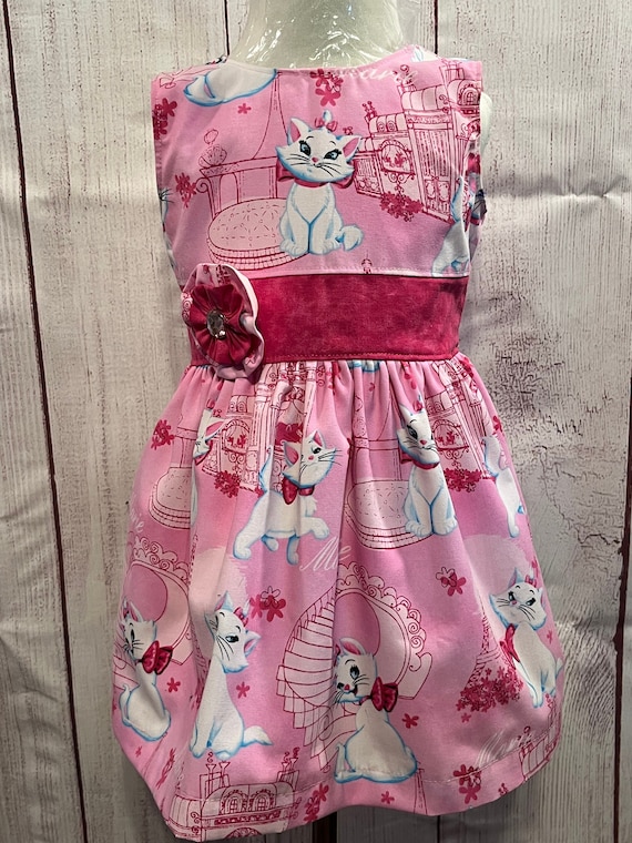 Little Girls Party Dress, Size 2t,disney Marie Aristocrats Party Dress,  Aristocratic Fabric, Party Dresses, Disney Dress, Toddler Dress - Etsy