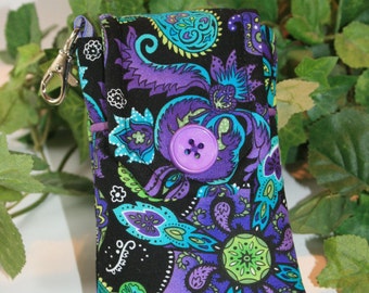 iphone case, Cell Phone Purse, Fabric phone cases, Padded Phone case, iPod touch case, Smartphone case, iPhone 13 case, iPhone Case