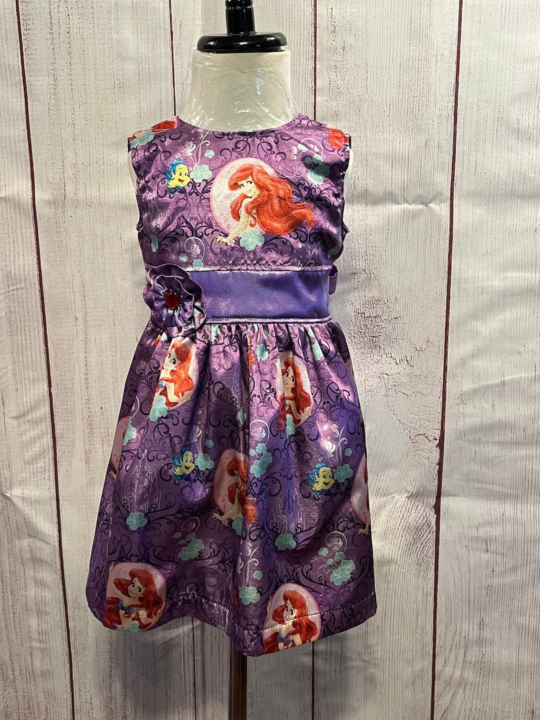 mermaid birthday dress Costume: Girls Party Outfit, Ariel Inspired Mermaid The Perfect Purple Mermaid Costume for Parties and Play Whether theyre wearing it as a mermaid birthday outfit or just for everyday play Ariel Party Dress - Little