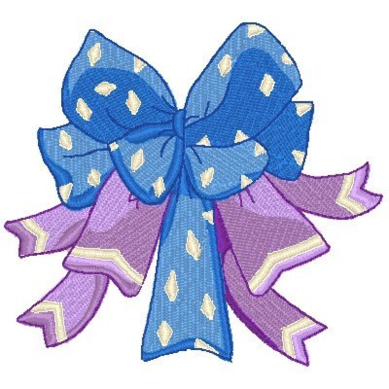 Bows and Ribbons Machine Embroidery Designs Etsy