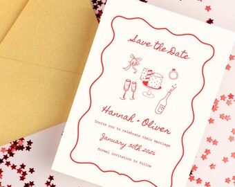 Handwritten Save the Date Template