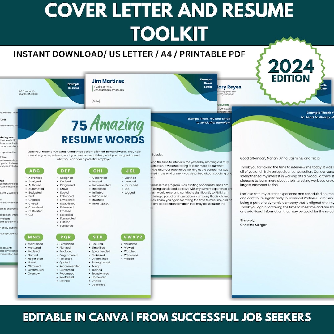Cover Letter Template | ATS Friendly Resume and CV Templates | Job