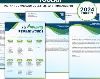 Cover Letter Template | ATS Friendly Resume and CV Templates | Job Application Kit | Career Pack | Canva Template