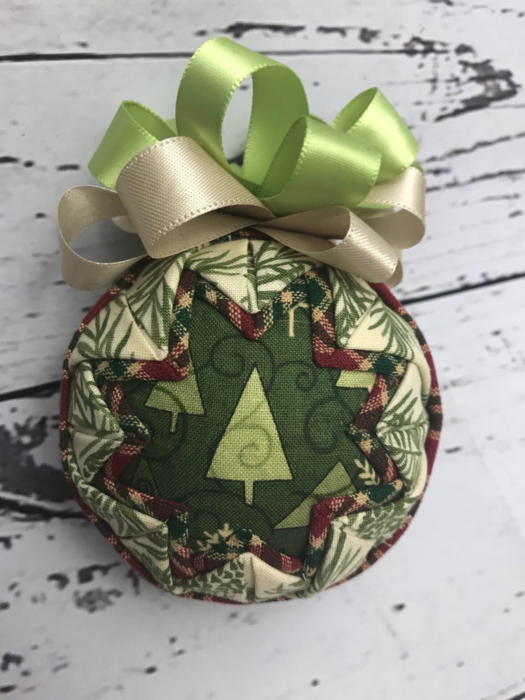 READY TO SHIP Christmas Tree in the Forest Holiday Quilted Etsy