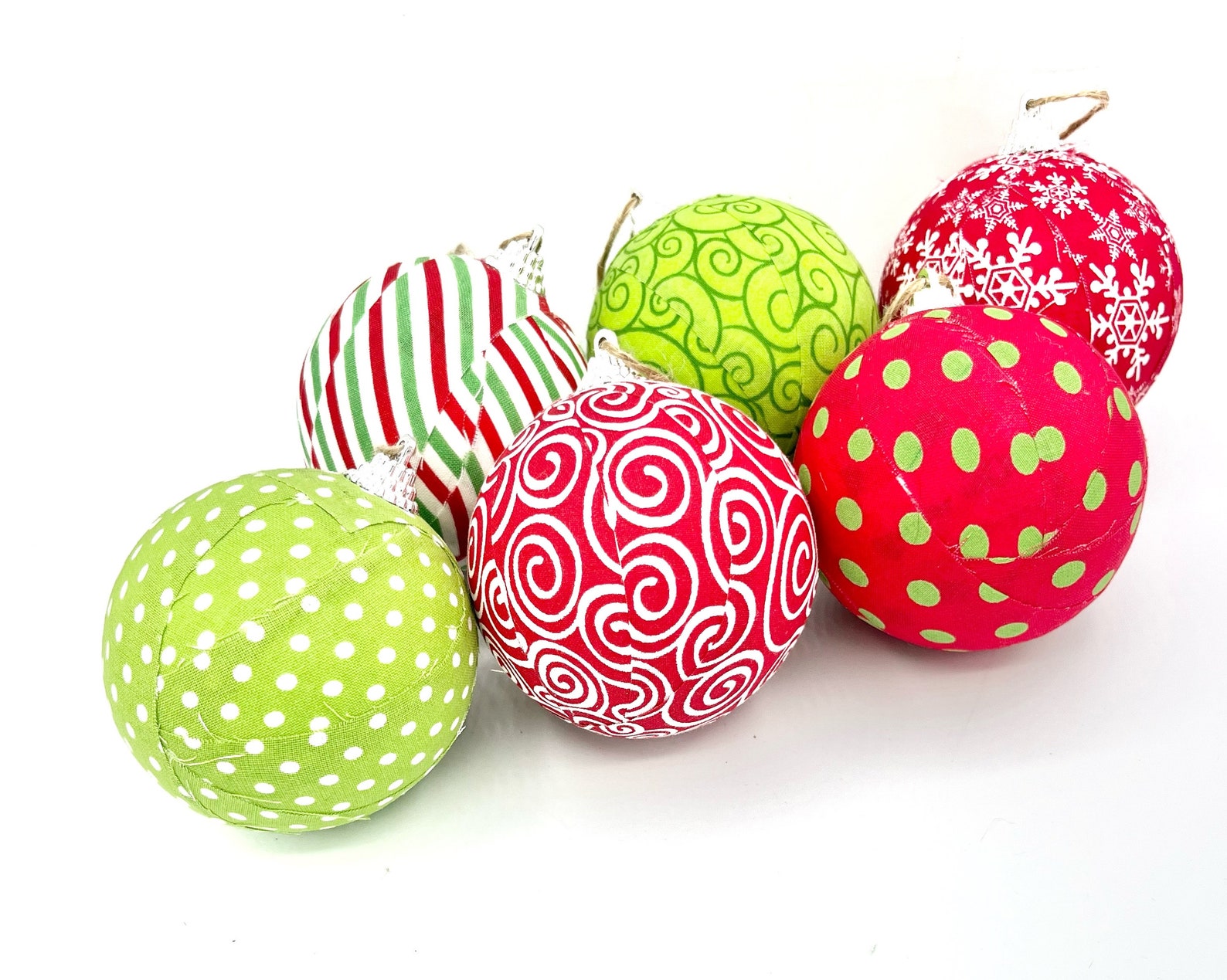 Image of Bright Green Grinch Inspired Ornaments