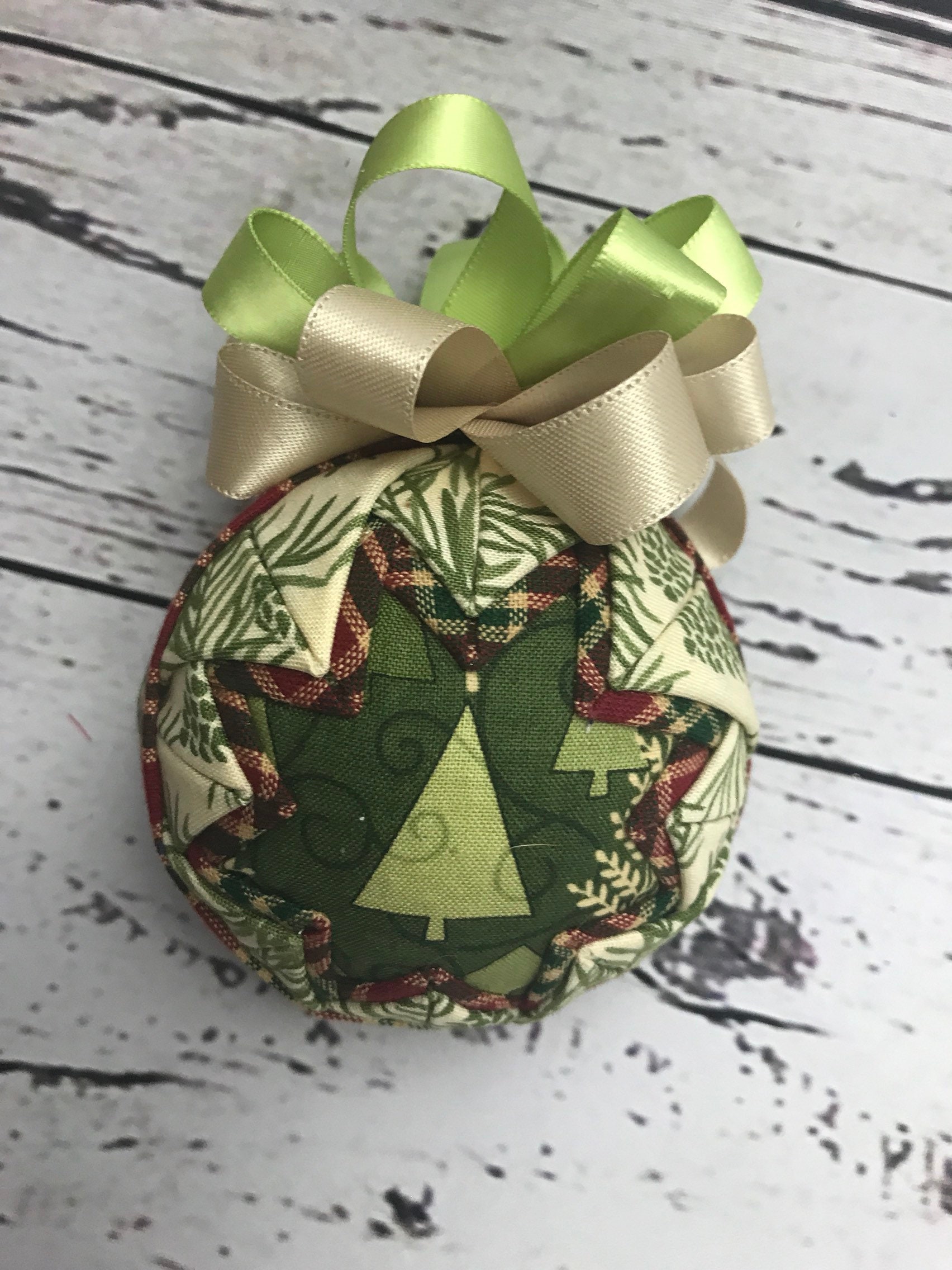 READY TO SHIP Christmas Tree in the Forest Holiday Quilted Etsy