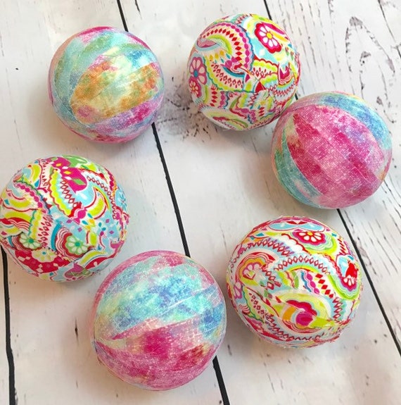 Spring Easter Fabric Wrapoed Bowl Fillers Etsy