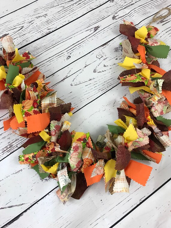 Fall Fabric Garland Etsy